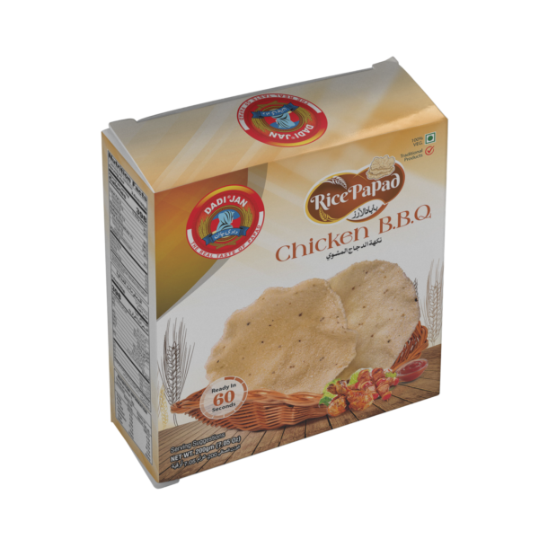 Rice Papad Chicken B.B.Q