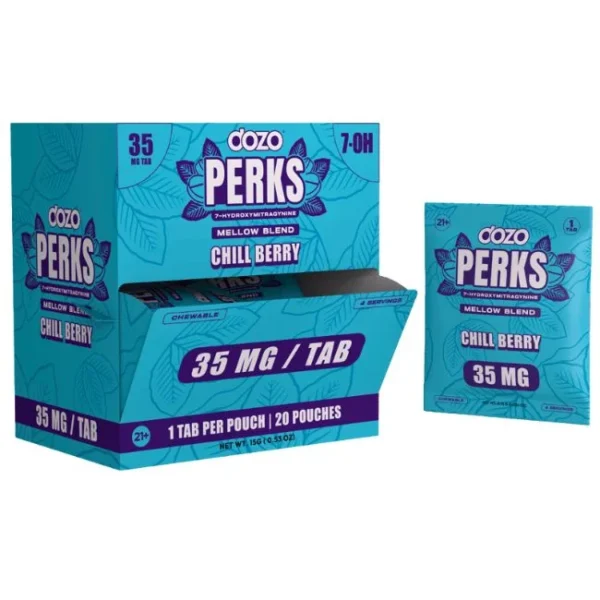 Dozo Perks 7-Hydroxy Tablets | 35mg | 1 x 20 Count Box