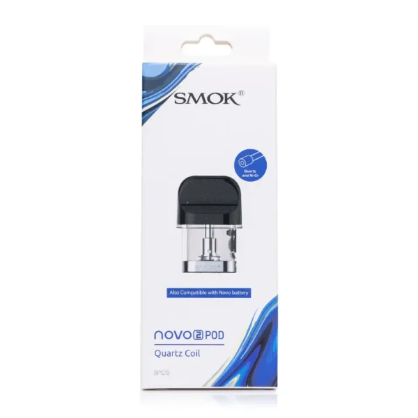 Smok | Novo 2 | Replacement Pods | Quartz | 1.4 Ohm