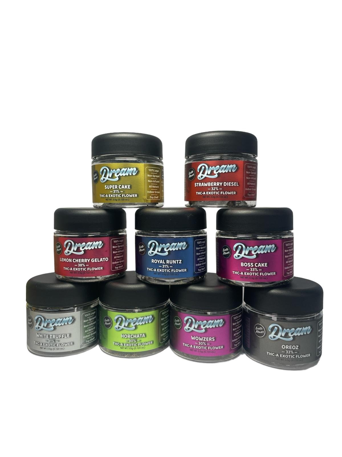 Dream Exotic Flower | THC-A | 3.5 Gram Jar