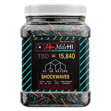 Mile Hi | Exotic Blend | Hi On Nature | Shockwaves | 15840MG | 30 Pcs Jar | TBD