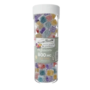 Mellow Fellow | M Fusion | Gummies | D9 THC + CBD | 800MG | 40 Pcs Jar