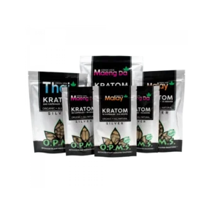 Opms Silver Kratom | 288 Grams | 480 Capsules Bag