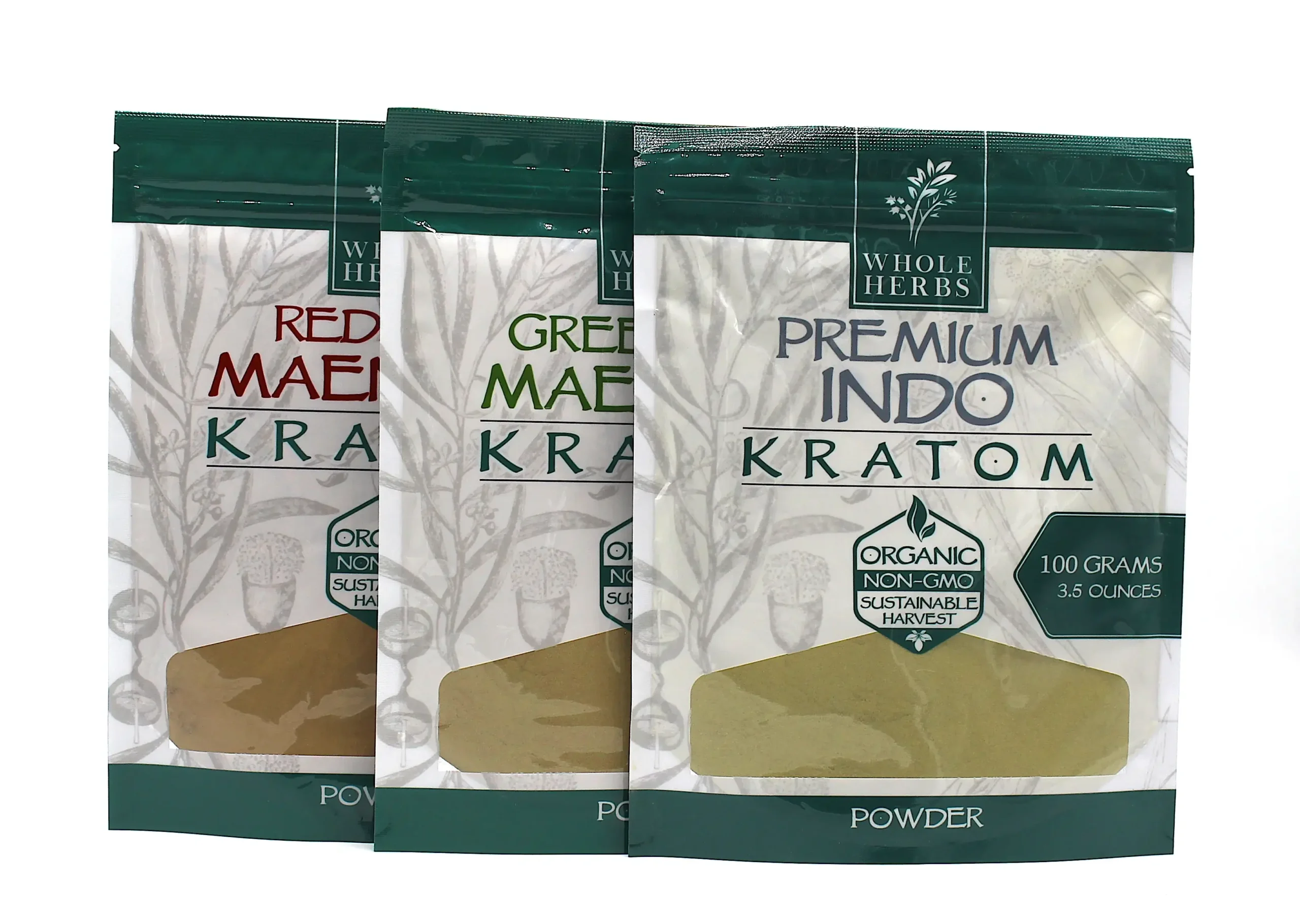 Whole Herbs | Kratom Powder | Organic | 100gm | 3.5oz