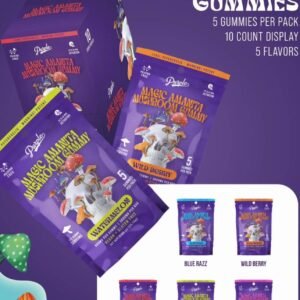 Purple | Magic Amanita Mushroom Gummy | 600mg Per Gummy 3000mg Per Bag