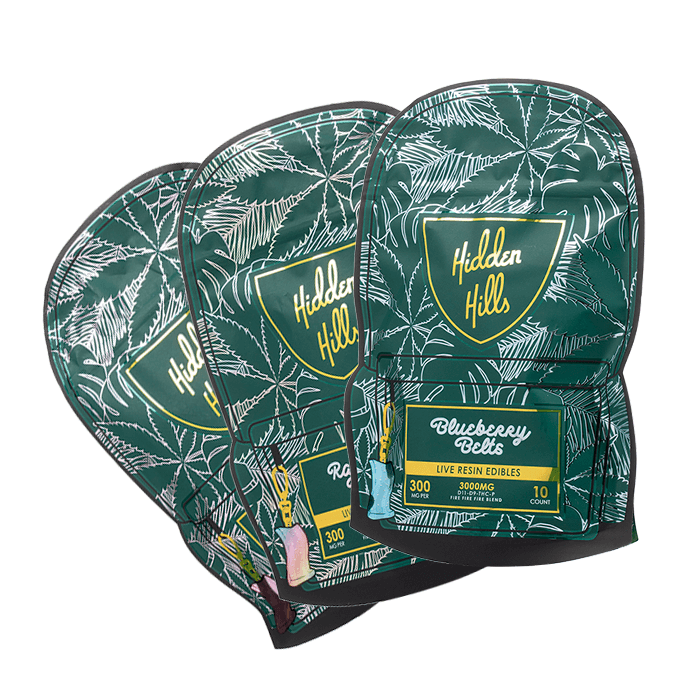 Hidden Hills Gummies | D11+D9+THCP | 3000MG | 300Mg Each Gummy