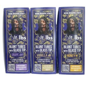 Snoop Dogg | Blunt Tubes with Glass Tips | 2 Per Pack | 10 Pack Box