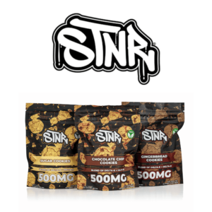 STNR | COOKIES | D8+D9 | 0.3% THCA | 20CT Bag | 500Mg